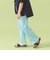 裾レース フレア パンツ （90～140cm）楽ちん / リラックスパンツ / 通学 /