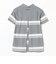 PURPLE LABEL / バックタック ボーダー モックネック トップス（接触冷感・吸水速乾・UVカット）