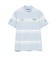 PURPLE LABEL / MONTAUK ボーダー モックネックシャツ（接触冷感・吸水速乾・UVカット）