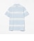 PURPLE LABEL / MONTAUK ボーダー モックネックシャツ（接触冷感・吸水速乾・UVカット）