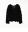 メッシュ ストライプ カーディガン