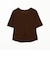 バックスリット カーブ ヘムTシャツ