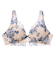フラワープリントレースノンワイヤーブラ