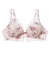 フラワープリントレースノンワイヤーブラ