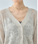 透かしフラワーカーディガン