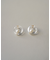 ピアス フープパール K10