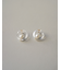 ピアス フープパール K10