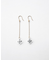 ピアス アジサイ グレー