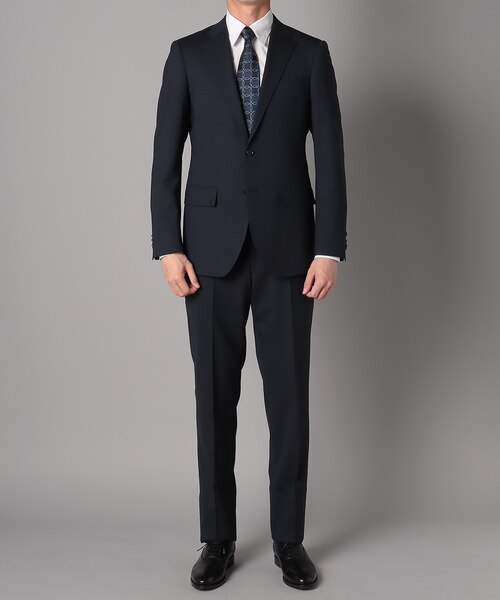 MONSOON】ブルーマイクロカラーチェックスーツ｜ダーバンの