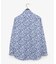 オックスボタニカル柄プリントシャツ
