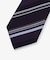 パープルマルチストライプネクタイ