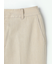 【セットアップ対応】リネン混パナマ ストレートパンツ