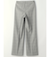 グレンチェックストレッチワイドパンツ