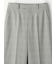 グレンチェックストレッチワイドパンツ