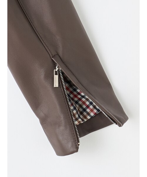 ラムレザーライダースジャケット｜アクアスキュータムのアウトレット