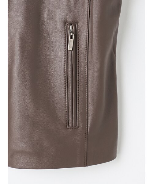 ラムレザーライダースジャケット｜アクアスキュータムのアウトレット