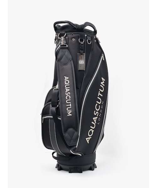 AQUASCUTUM ゴルフバッグ 黒　新品未使用 GOLF AQロゴキャディーバッグ｜アクアスキュータムのアウトレット通販