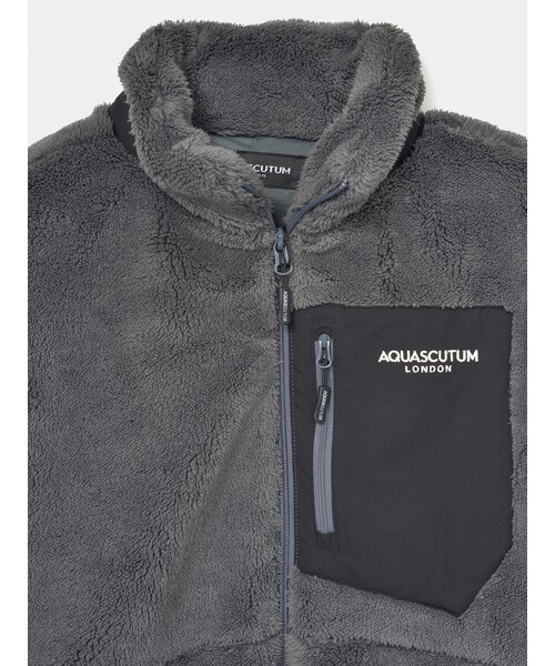 GOLF MEN ボアフリースFULL-ZIP｜アクアスキュータムのアウトレット