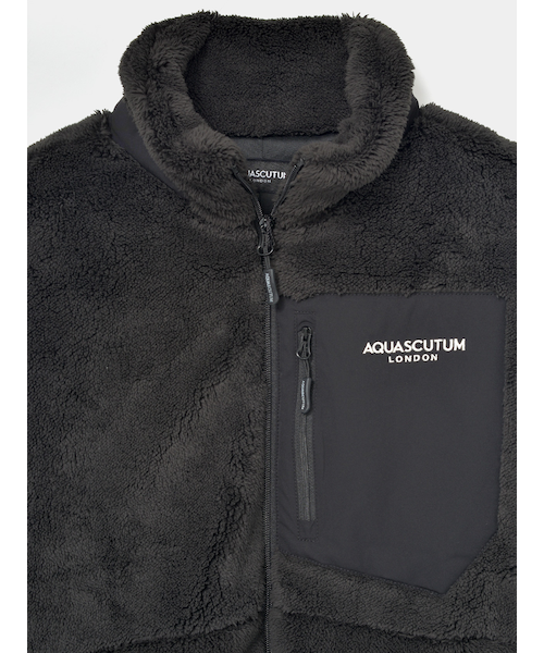 GOLF MEN ボアフリースFULL-ZIP｜アクアスキュータムのアウトレット