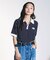 FILAⅹROSEBUD KNITTED POLO SHIRT