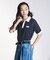 FILAⅹROSEBUD KNITTED POLO SHIRT