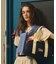 FILAⅹROSEBUD BI-COLOR BOSTON BAG