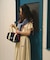 FILAⅹROSEBUD BI-COLOR BOSTON BAG