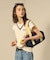 FILAⅹROSEBUD BI-COLOR BOSTON BAG