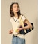 FILAⅹROSEBUD BI-COLOR BOSTON BAG