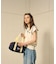 FILAⅹROSEBUD BI-COLOR BOSTON BAG