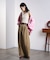 GATHER CURVE PANTS
