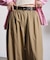GATHER CURVE PANTS