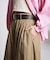GATHER CURVE PANTS