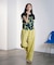 GATHER CURVE PANTS