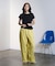 GATHER CURVE PANTS
