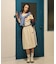 FILAⅹROSEBUD SIDE LINE PLEATED SKIRT