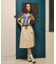 FILAⅹROSEBUD SIDE LINE PLEATED SKIRT