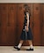 FILAⅹROSEBUD SIDE LINE PLEATED SKIRT