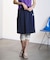 FILAⅹROSEBUD SIDE LINE PLEATED SKIRT