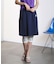 FILAⅹROSEBUD SIDE LINE PLEATED SKIRT