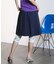 FILAⅹROSEBUD SIDE LINE PLEATED SKIRT
