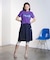 FILAⅹROSEBUD SIDE LINE PLEATED SKIRT