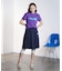 FILAⅹROSEBUD SIDE LINE PLEATED SKIRT
