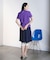 FILAⅹROSEBUD SIDE LINE PLEATED SKIRT