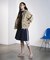 FILAⅹROSEBUD SIDE LINE PLEATED SKIRT