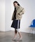 FILAⅹROSEBUD SIDE LINE PLEATED SKIRT