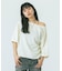 COLOR NEP OFF-SHOULDER TOP