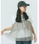 TULLE FRILL PATTERN TOP