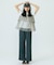 TULLE FRILL PATTERN TOP