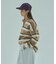 STRIPED COLLAR KNIT